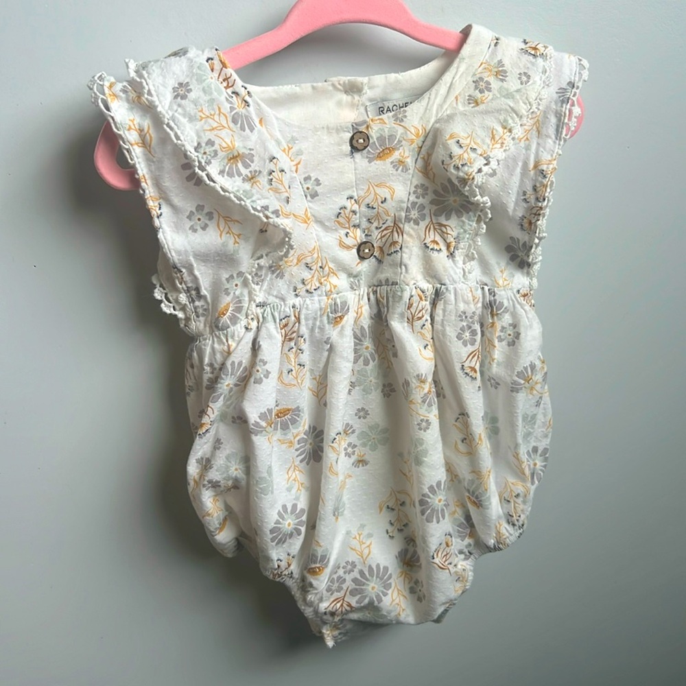 Rachel Zoe keyhole back bubble romper